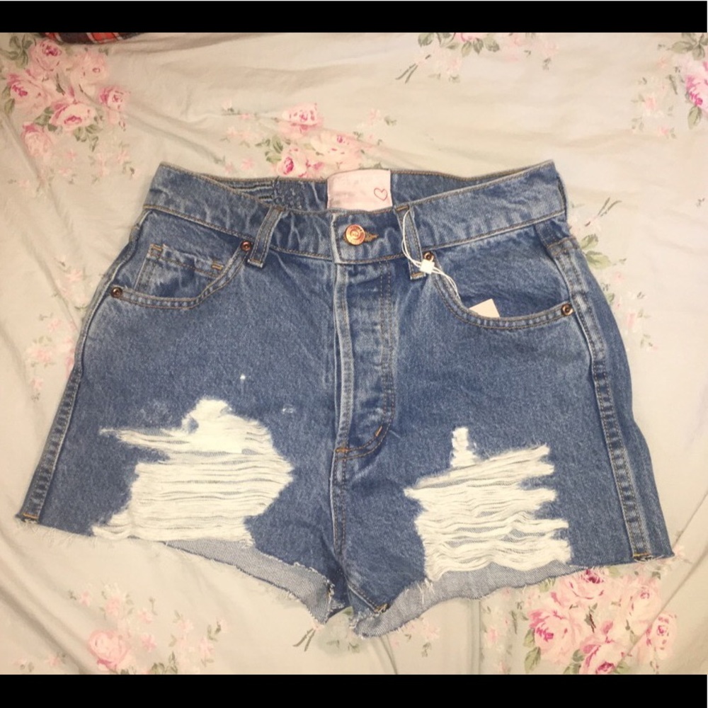Midwash Blue Denim Shorts!!